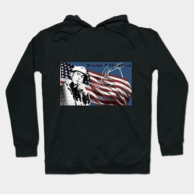 Hunter S Thompson #7 Hoodie by Spine Film